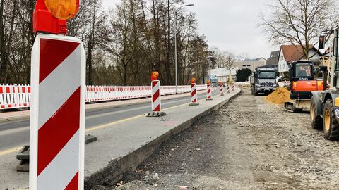 B 254 Frankfurter Straße Fotoaufnahme der Straße - B 254 Frankfurter Straße