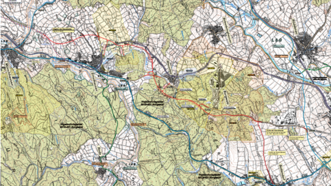 Screenshot Übersichtslageplan B252 Burgwald-Ernsthausen  Screenshot Übersichtslageplan B252 Burgwald-Ernsthausen
