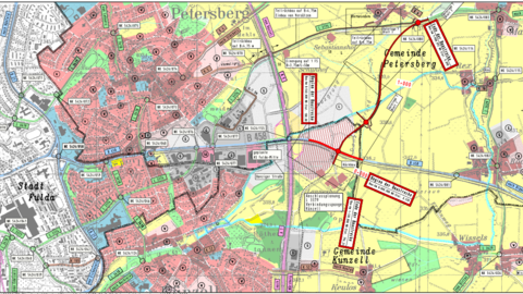 Übersichtsplan Entlastungsstraße L3379 Fulda-Petersberg Übersichtsplan Entlastungsstraße L3379 Fulda-Petersberg