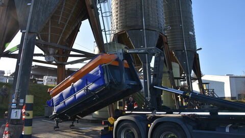 Drei Salzsilos auf der Straßenmeisteri Usingen