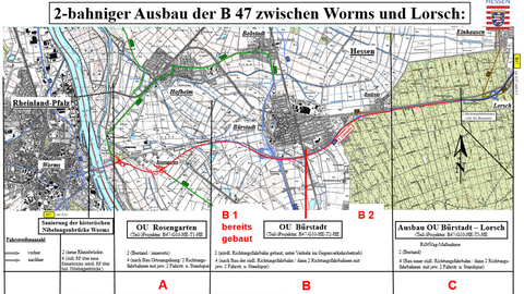 Grafik B47 Worms Bensheim Grafik B47 Worms Bensheim