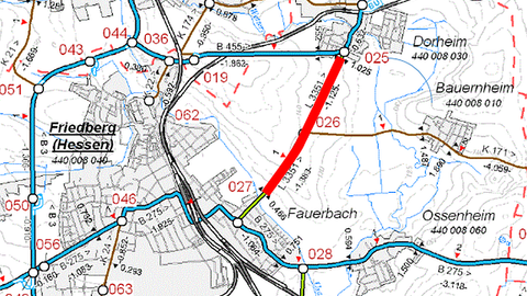 L 3351 Rad und Gehweg Übersichtslageplan L 3351 Rad und Gehweg Übersichtslageplan