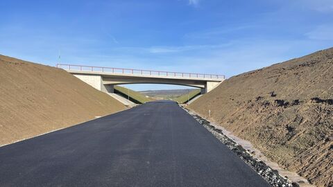 BW 3, Überführung der K 72, Fertigstellung März 2021 mit Einschnittsöffnung im Streckenbau  BW 3, Überführung der K 72, Fertigstellung März 2021 mit Einschnittsöffnung im Streckenbau.