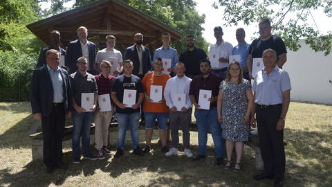 Die neuen Straßenwärter Gruppenfoto