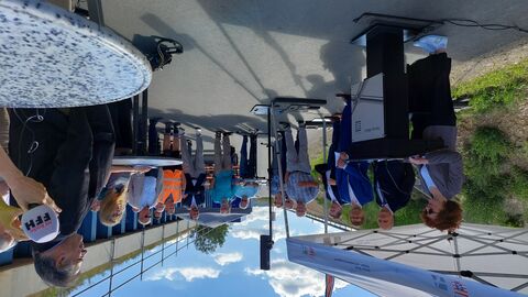 Verkehrsfreigabe B49 Leun - Hessen Mobil Abteilungsleiterin Kathrin Brückner begrüßt die anwesenden Gäste