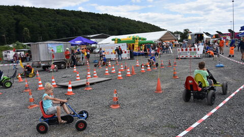 3. Hessische Schneepflugmeisterschaft Finale 29 Kettcarparcours