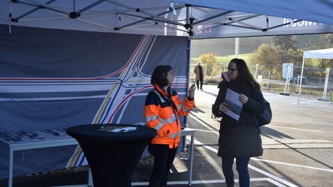 Eröffnung Infocenter OU Mörlenbach 4 Erste Erläuterungen für die lokalen Pressevertreter