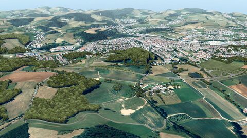 B 38 - Ortsumgehung Mörlenbach Eine Übersichtskarte der B 38 - Ortsumgehung Mörlenbach