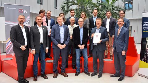 Gruppenfoto der anwesenden Gäste