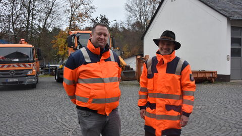 Pressetermin Auftakt Winterdienstsaison 2022/2023 - 7 Thomas Becker und Thomas Klepper von Hessen Mobil