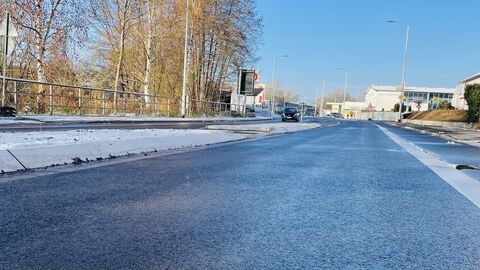 Verkehrsfreigabe B 254 Frankfurter Straße in Fulda - die neue Straße 