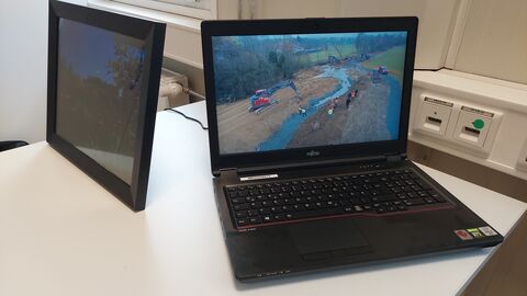 Auch Digitale Bilderrahmen kommen zum Einsatz