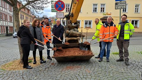 Spatenstich zur Erneuerung der L 3145 in Alsfeld