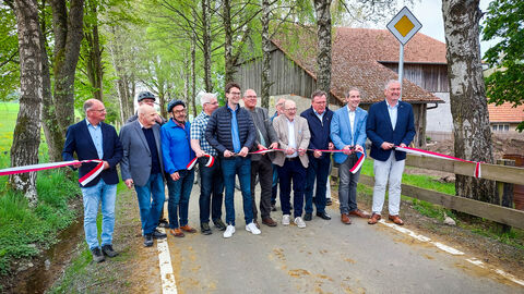 Radweg L 2304 Heubach-Uttrichshausen Verkehrsfreigabe Radweg L 2304 Heubach-Uttrichshausen Verkehrsfreigabe