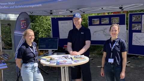 Hessen Mobil-Stand beim Stadtradeln Waldeck-Frankenberg