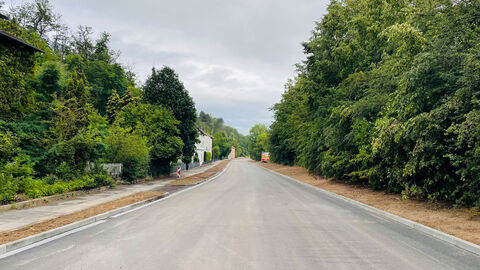 Die neue Ortsdurchfahrt von Eltmannshausen 