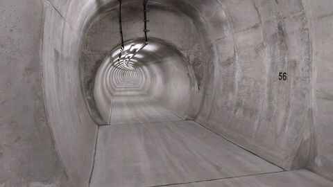 Bauwerksprüfung Lohbergtunnel 2023 - 22 leerer Rettungsstollen