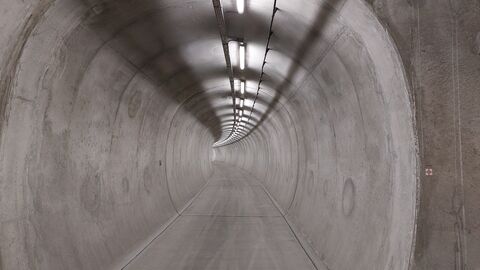 Bauwerksprüfung Lohbergtunnel 2023 - 23 leerer Rettungsstollen