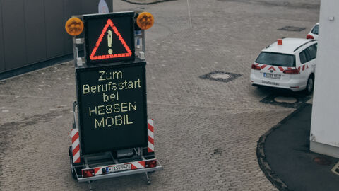 Azubitag 2023 auf der SM Alten-Buseck -30 Luftaufnahme der Straßenmeisterei Alten-Buseck