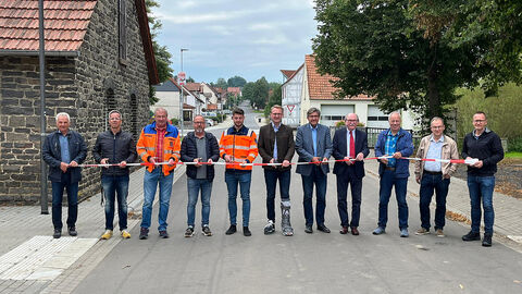 K 114: Verkehrsfreigabe der OD Lauterbach/Frischborn