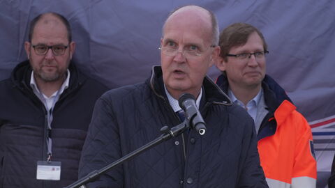 Unterabteilungsleiter Rühmkorf vom BMDV am Rednerpult