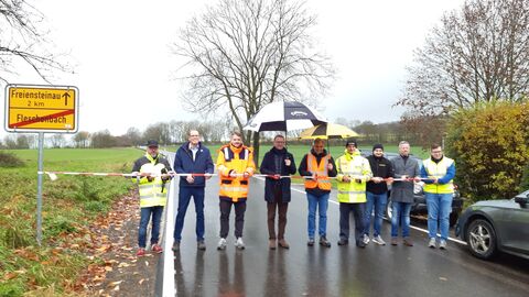 Verkehrsfreigabe in Fleschenbach 