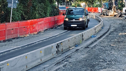 B 47 Bensheim - Fahrbahnerneuerung zwischen Schönberg und Elmshausen