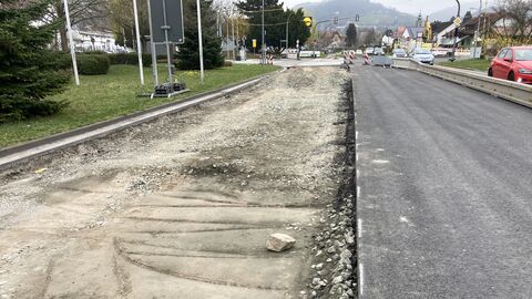 B 460 Heppenheim Fahrbahnerneurung