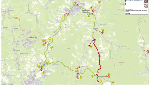 L 3105 Unter-Ostern Umleitung