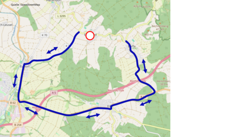 L 3295 Ortsdurchfahrt Alsfeld-Elbenrod