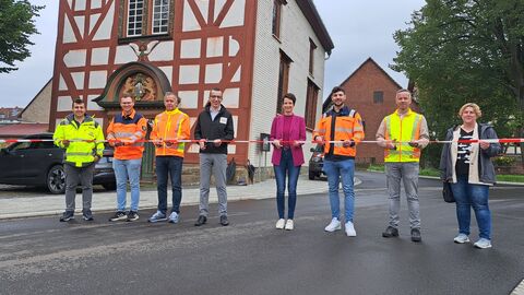 K 50 in Büßfeld offiziell wieder für den Verkehr freigegeben 