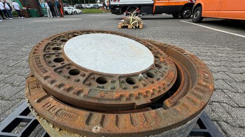 Hebe- und Tragetraining SM Hofheim - 16 Auch Gullydeckel dienten zu Übungszwecken
