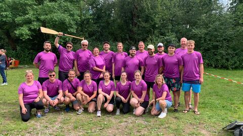 Hessen Mobil beim Drachenboot-Cup - 17 Gruppenfoto des Hessen Mobil-Teams nach dem Rennen