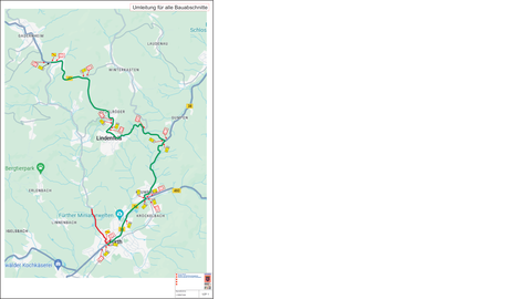 L3099 Fürth-Ellenbach großräumige Umleitung