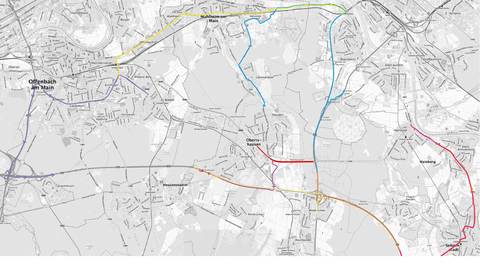 Umleitungsplan Tannenmühlkreisel