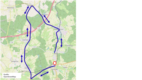Umleitungsplan L 3325 Ortdurchfahrt Mücke-Flensungen