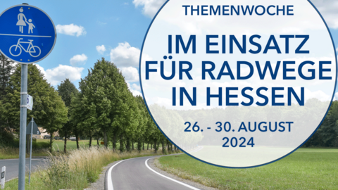 Themenwoche Radwege in Hessen