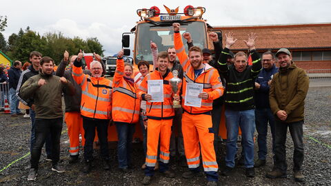 4. Hessische Meisterschaft im Schneepflugfahren Siegerteam
