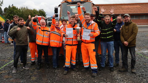 Siegerfoto 4. Hessiche Meisterschaft im Schneepflugfahren