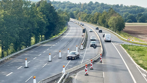 Verkehrsführung B 249 