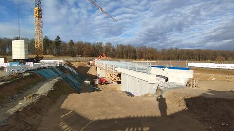 B 426 Ortsumgehung Hahn Wirtschaftswegebrücke