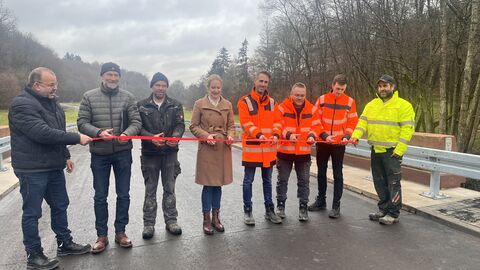 Verkehrsfreigabe Laisbachbrücke Verkehrsfreigabe Laisbachbrücke