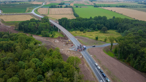 Verkehrsfreigabe der Ortsumgehung Calden Verkehrsfreigabe der Ortsumgehung Calden