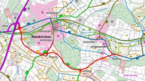 Übersichtskarte OU Reiskirchen Übersichtskarte OU Reiskirchen