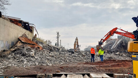 Brückenabbruch L 3089 Marburg-Nord Brückenabbruch L 3089 Marburg-Nord
