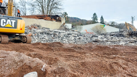 Brückenabbruch L 3089 Marburg-Nord Brückenabbruch L 3089 Marburg-Nord