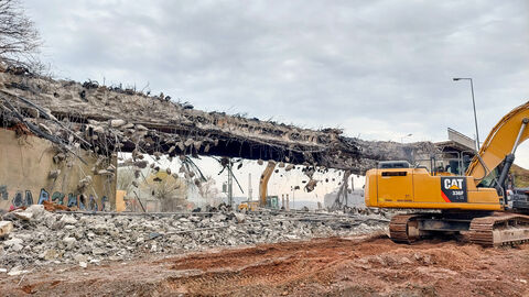 Brückenabbruch L 3089 Marburg-Nord Brückenabbruch L 3089 Marburg-Nord