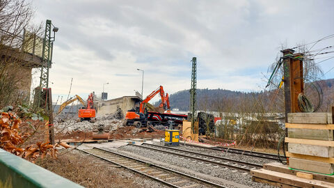 Brückenabbruch L 3089 Marburg-Nord Brückenabbruch L 3089 Marburg-Nord