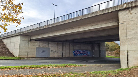 B 62 Bad Hersfeld Unterführung der K 17