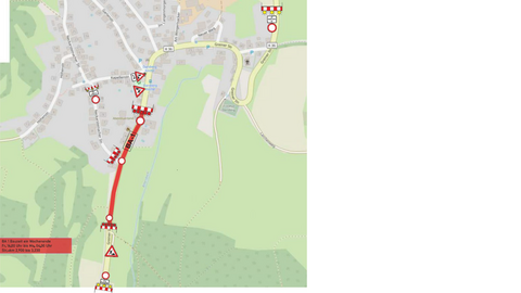 Bauabschnitt 1 vom 4. bis 7. April 2025 Bauabschnitt 1 vom 4. bis 7. April 2025